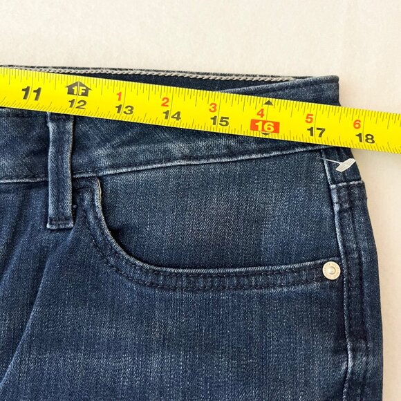 NWT Seven7 Women's Blue Weekend Easy Fit Boyfriend Jeans Size 12 Rolled Cuff - Picture 9 of 15